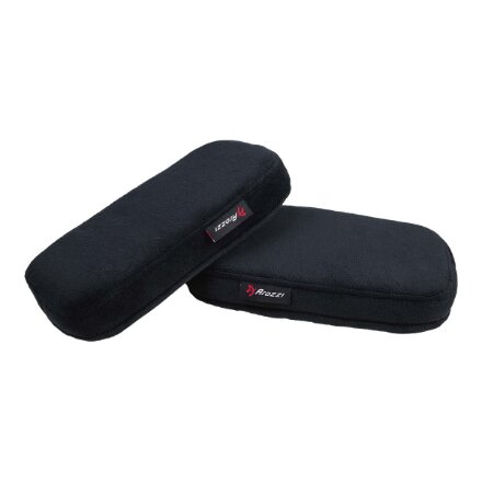 Arozzi Memory Foam Armrest Pads , 270x135x40 mm , Black