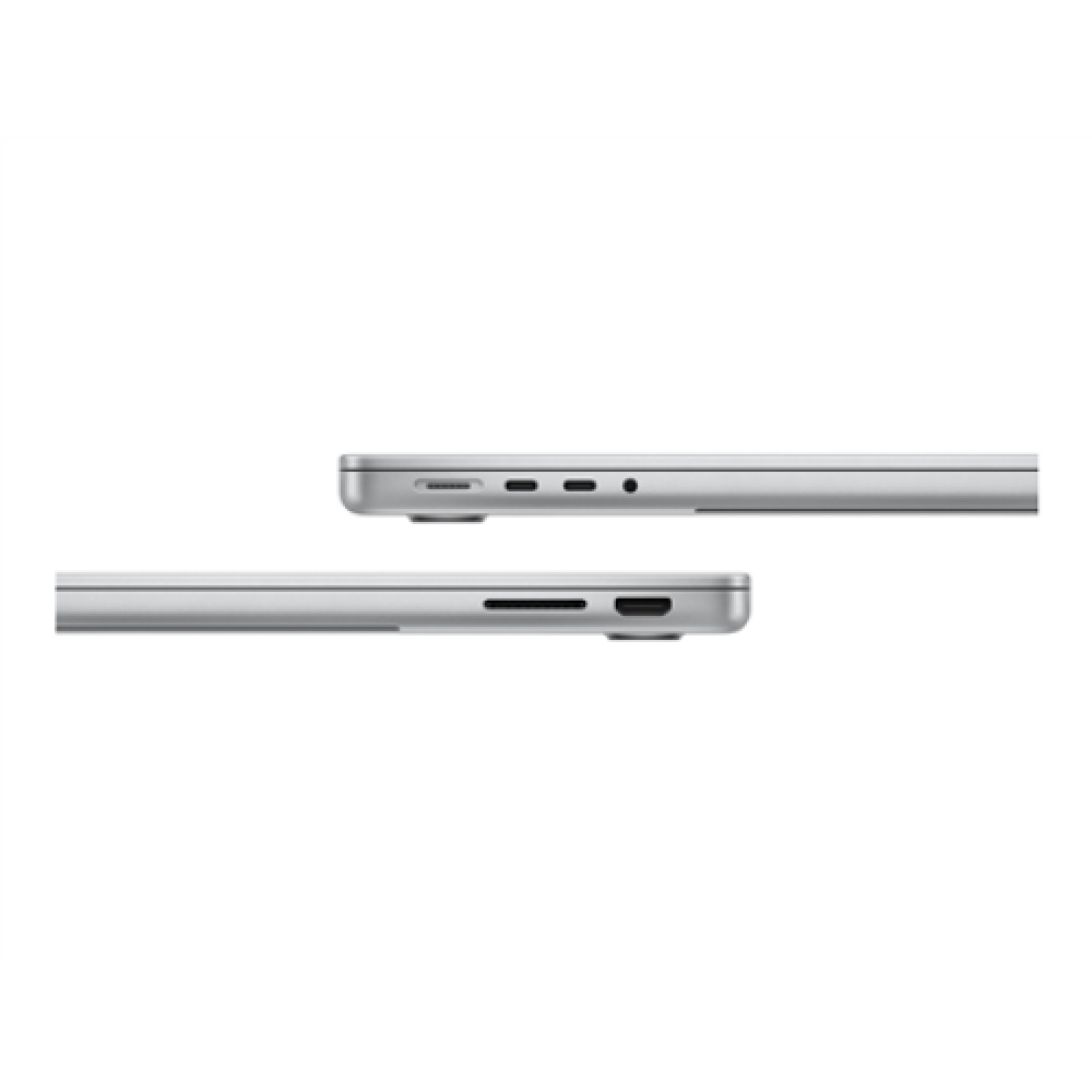 Apple , MacBook , Pro , Silver , 14 , 3024 x 1964 pixels , Apple M3 , 8 GB , Solid-state drive capacity 512 GB , Apple M3 chip 8-core CPU/10-core GPU , macOS , 802.11ax , Bluetooth version 5.3 , Keyboard language Swedish , Keyboard backlit , Warranty 12 m