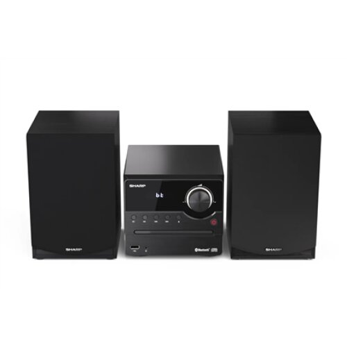 Sharp XL-B512(BK) Hi-Fi Micro System, CD/FM/USB/Bluetooth v5.0, 45W, Black , Sharp , Hi-Fi Micro System , XL-B512(BK) , Black , USB port , AUX in , Bluetooth , CD player , FM radio , Wireless connection