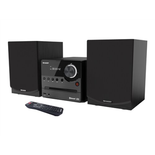 Sharp XL-B512(BK) Hi-Fi Micro System, CD/FM/USB/Bluetooth v5.0, 45W, Black , Sharp , Hi-Fi Micro System , XL-B512(BK) , Black , USB port , AUX in , Bluetooth , CD player , FM radio , Wireless connection