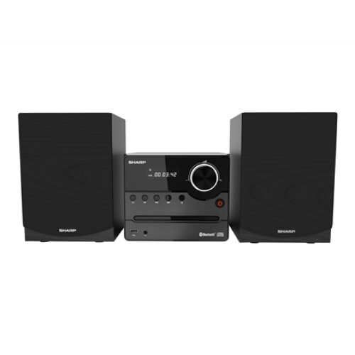 Sharp XL-B512(BK) Hi-Fi Micro System, CD/FM/USB/Bluetooth v5.0, 45W, Black , Sharp , Hi-Fi Micro System , XL-B512(BK) , Black , USB port , AUX in , Bluetooth , CD player , FM radio , Wireless connection