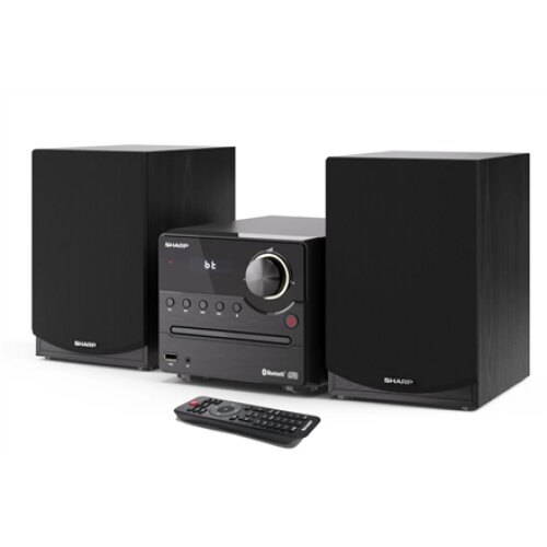 Sharp XL-B512(BK) Hi-Fi Micro System, CD/FM/USB/Bluetooth v5.0, 45W, Black , Sharp , Hi-Fi Micro System , XL-B512(BK) , Black , USB port , AUX in , Bluetooth , CD player , FM radio , Wireless connection