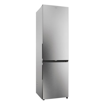 Candy Refrigerator , ECN2CQTEX206 , Energy efficiency class E , Free standing , Combi , Height 205 cm , No Frost system , Fridge net capacity 289 L , Freezer net capacity 120 L , 38 dB , Stainless Steel
