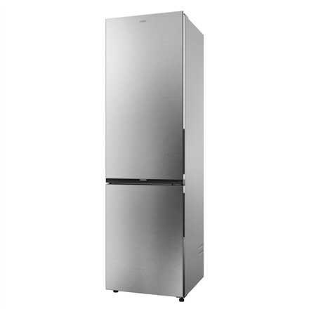 Candy Refrigerator , ECN2CQTEX206 , Energy efficiency class E , Free standing , Combi , Height 205 cm , No Frost system , Fridge net capacity 289 L , Freezer net capacity 120 L , 38 dB , Stainless Steel