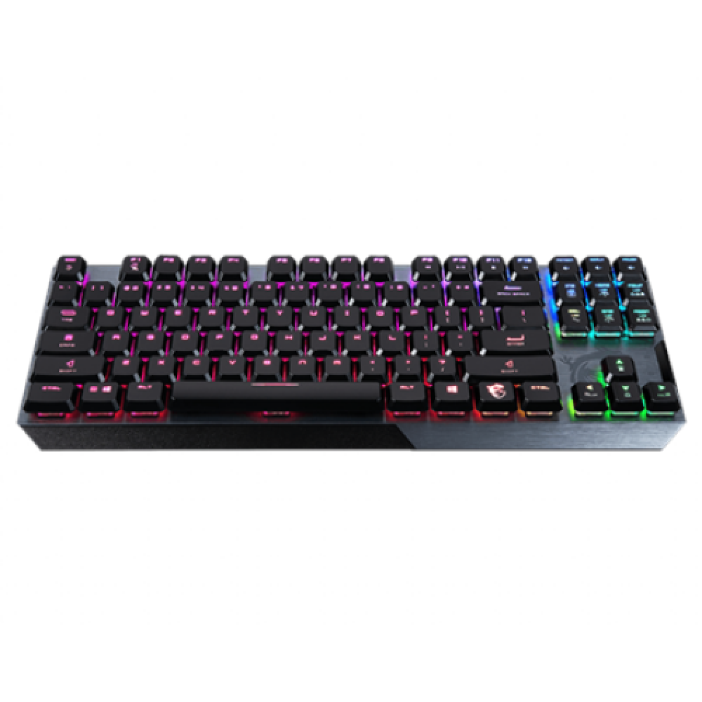 MSI VIGOR GK50 LOW PROFILE TKL Gaming keyboard USB RGB LED light US Wired Black