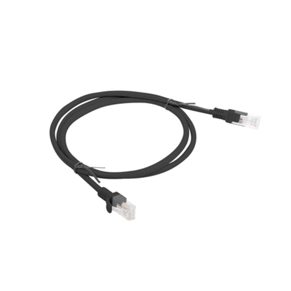 Lanberg Patchcord CAT.5E UTP , PCU5-10CC-0100-BK , 1 m