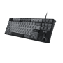 Fury , Kanabo K2 , Gaming Keyboard , Wired , US , Black/Gray , USB Type-A , Linear