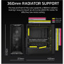 Corsair PC Case , 3200D RS , Mid-Tower , Black