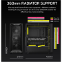 Corsair PC Case , 3200D RS , Black , Mid-Tower