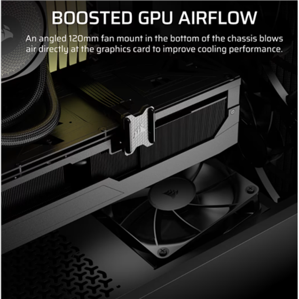 Corsair PC Case , 3200D RS , Black , Mid-Tower
