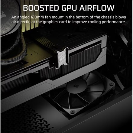 Corsair PC Case , 3200D RS , Mid-Tower , Black