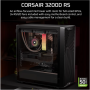 Corsair PC Case , 3200D RS , Black , Mid-Tower