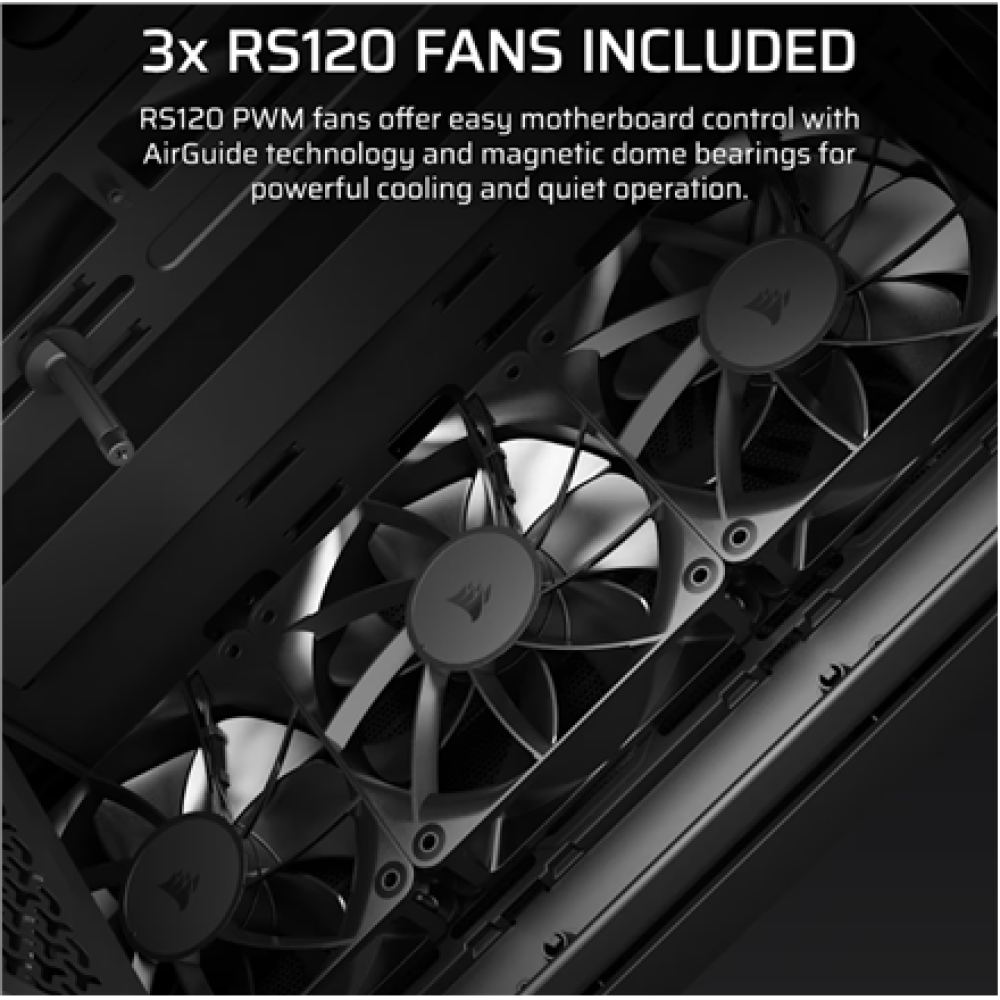 Corsair PC Case , 3200D RS , Black , Mid-Tower