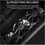 Corsair PC Case , 3200D RS , Black , Mid-Tower