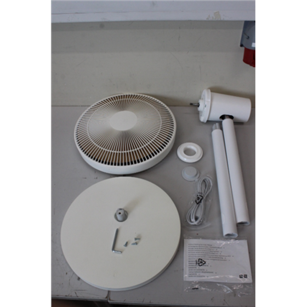 SALE OUT. Xiaomi Mi Smart Standing Fan 2 EU , Xiaomi Mi Smart Standing Fan , 2 , Stand Fan , USED, MISSING FAN GRILLE SCREW, DISASSEMBLED STAND PAD , White , Oscillation , 15 W