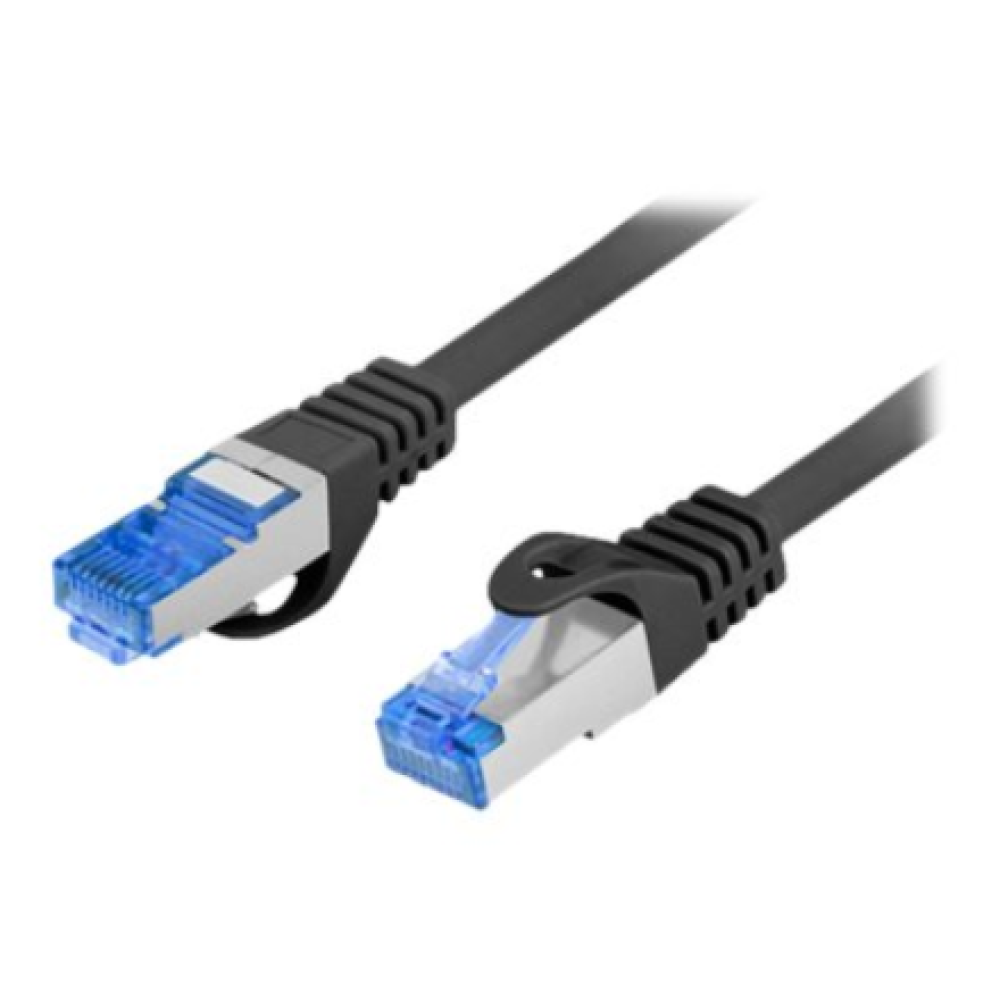 PCF6A-10CC-0100-BK Lanberg Patch cable - CAT 6a , RJ-45 - male , RJ-45 - male , RJ-45 - male to RJ-45 - male , 1 m