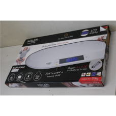 SALE OUT. Adler AD 8139 Child Scale , Adler , Adler AD 8139 , Maximum weight (capacity) 20 kg , Accuracy 10 g , White , DAMAGED PACKAGING