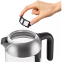 Philips , Kettle , HD9339/80 , Electric , 2200 W , 1.7 L , Stainless steel/Glass , 360° rotational base , Black/Silver