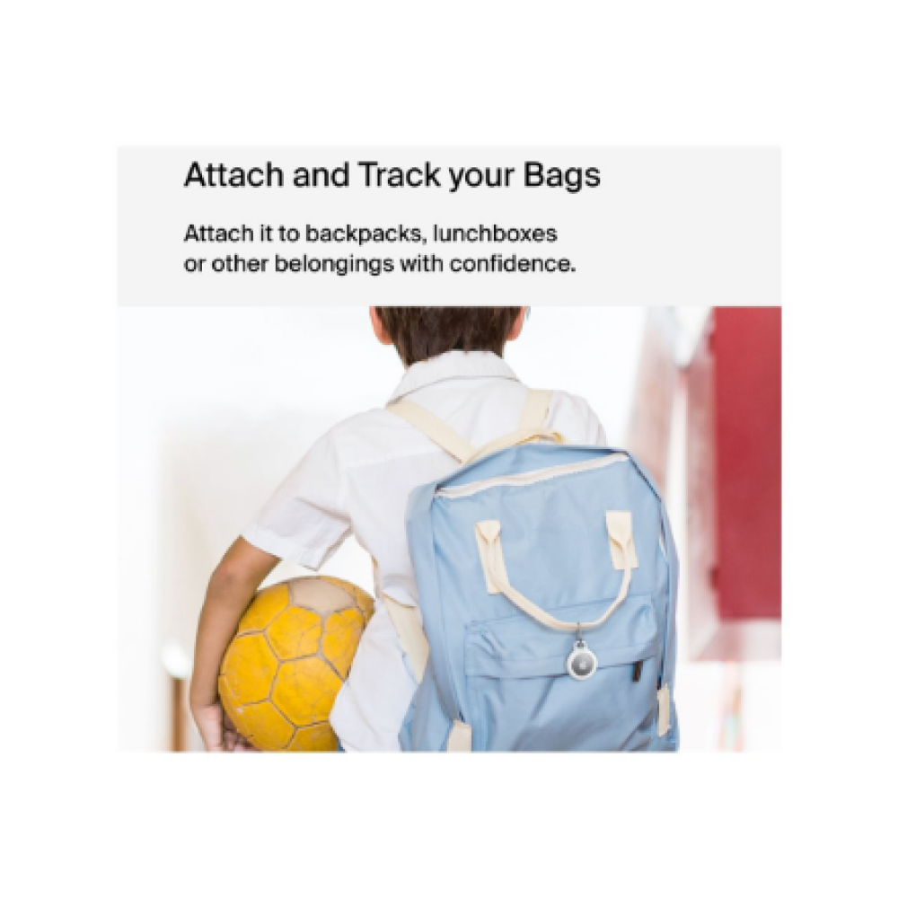 Belkin , Secure Holder with Key Ring for AirTag , white