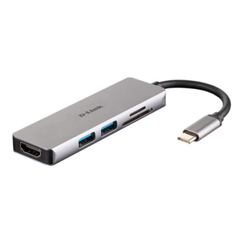 D-Link , 5-in-1 USB-C™ Hub with HDMI and SD/microSD Card Reader , DUB-M530 , USB Type-C