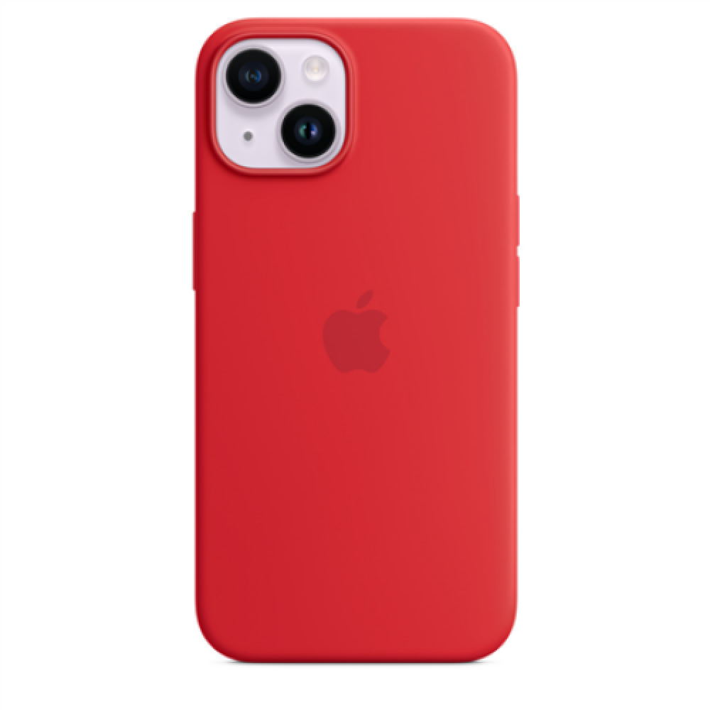 Apple , 14 Silicone Case with MagSafe , Case with MagSafe , Apple , iPhone 14 , Silicone , Red