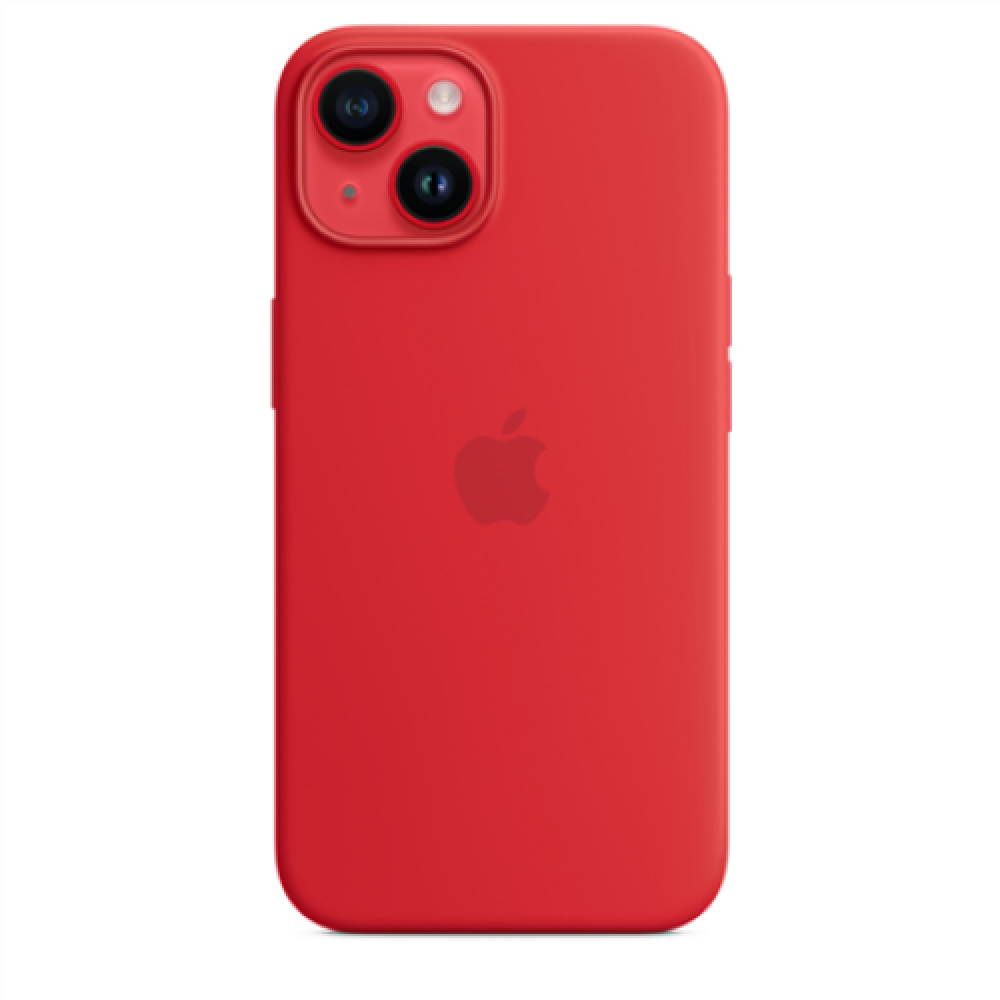 Apple , 14 Silicone Case with MagSafe , Case with MagSafe , Apple , iPhone 14 , Silicone , Red