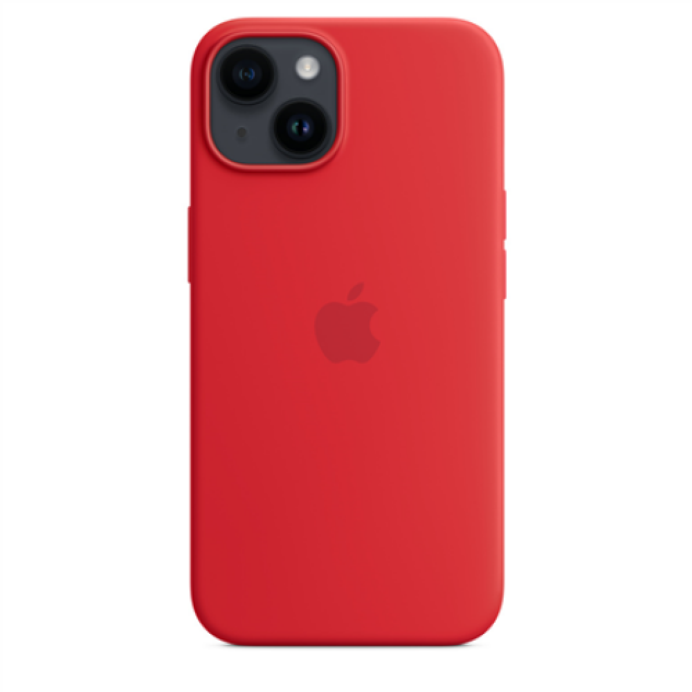 Apple , 14 Silicone Case with MagSafe , Case with MagSafe , Apple , iPhone 14 , Silicone , Red
