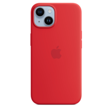 Apple 14 Silicone Case with MagSafe Red