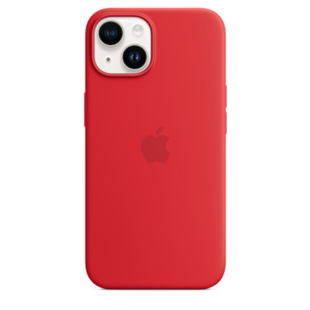 Apple , 14 Silicone Case with MagSafe , Case with MagSafe , Apple , iPhone 14 , Silicone , Red