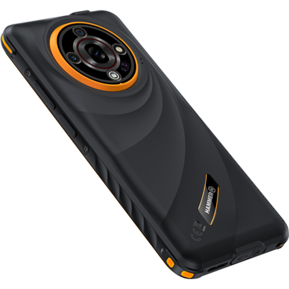 HAMMER Hammer Iron 6 (Black) DS 6.56 IPS TFT 720x1612/2GHz/128GB/6GB RAM/Android 14/microSDXC/WiFi,BT,4G , Hammer