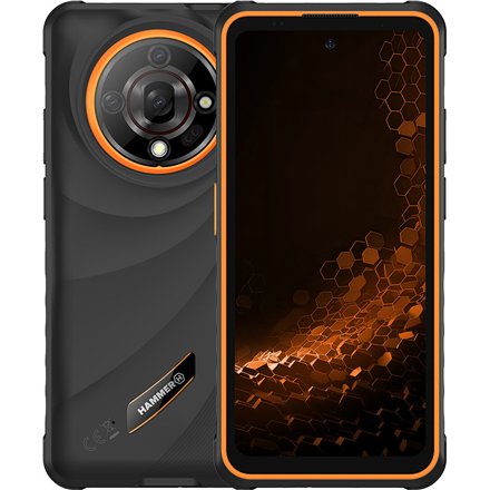 Hammer , Iron 6 , Black , 6.56 , IPS , 1612 x 720 pixels , Mediatek , Internal RAM 6 GB , 128 GB , Dual SIM , 4G , Main camera resolution 48 MP , Android , 14 , 6050 mAh