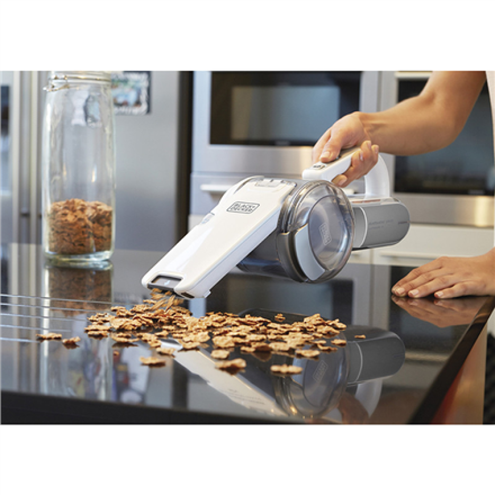 BLACK & DECKER , Vacuum Cleaner , PV1820L-QW , Cordless operating , Handstick , 18 V , Operating time (max) 13 min , White