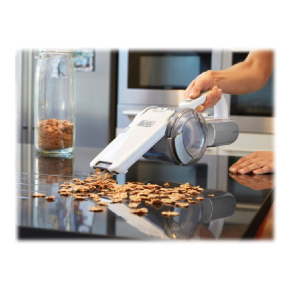 BLACK & DECKER , Vacuum Cleaner , PV1820L-QW , Cordless operating , Handstick , 18 V , Operating time (max) 13 min , White