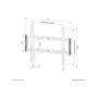 Neomounts Wall mount , WL30-550BL16 TV mount wall , 42-86 , Maximum weight (capacity) 60 kg , Black
