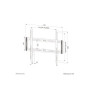 Neomounts Wall mount , WL30-550BL16 TV mount wall , 42-86 , Maximum weight (capacity) 60 kg , Black