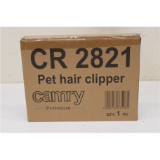 SALE OUT. Camry CR 2821 Hair clipper for pets, Titanium head with ceramic blade, 4 comb attachments: 3, 6, 9, 12 mm - WITHOUT N12 NOOZLE , Camry , CR 2821 , Hair clipper for pets