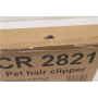 SALE OUT. Camry CR 2821 Hair clipper for pets, Titanium head with ceramic blade, 4 comb attachments: 3, 6, 9, 12 mm - WITHOUT N12 NOOZLE , Camry , CR 2821 , Hair clipper for pets