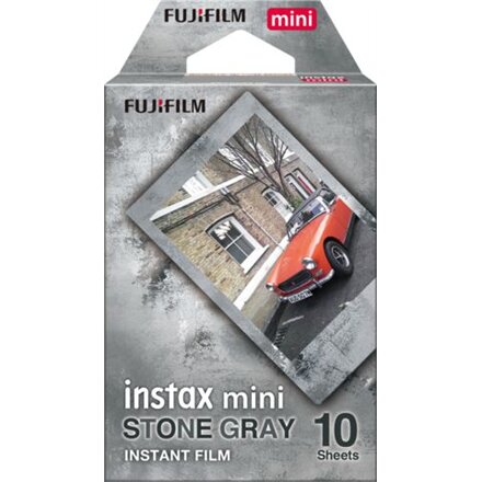 Fujifilm , Instant Photo Plates , Instax Mini Stone Gray , 54 x 86 mm , Image size: 46 x 62 mm , Quantity 10