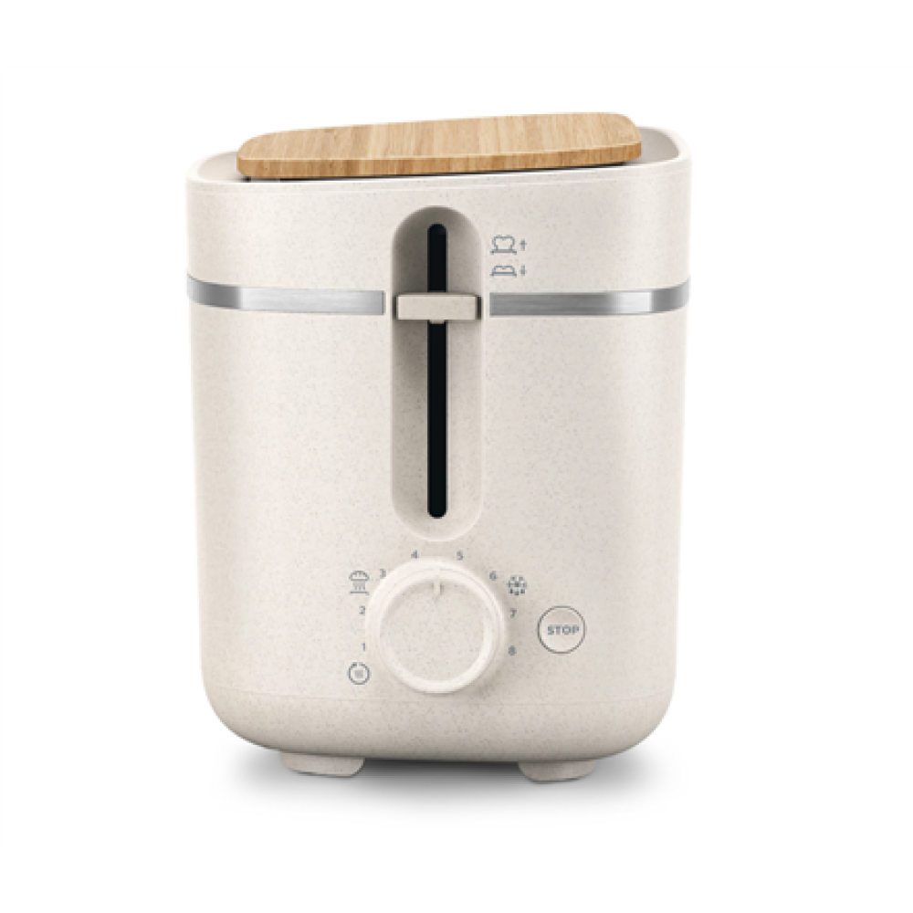 Philips , Toaster , HD2640/10 Eco Conscious Edition , Power 830 W , Number of slots 2 , Housing material 100% Bio-based plastic , Silk White Matt