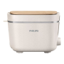 Philips , Toaster , HD2640/10 Eco Conscious Edition , Power 830 W , Number of slots 2 , Housing material 100% Bio-based plastic , Silk White Matt