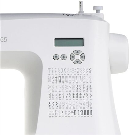 Singer , Sewing Machine , C5655 , Number of stitches 80 , Number of buttonholes 6 , White