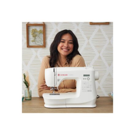 Singer , Sewing Machine , C5655 , Number of stitches 80 , Number of buttonholes 6 , White