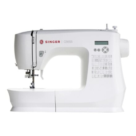 Singer , Sewing Machine , C5655 , Number of stitches 80 , Number of buttonholes 6 , White