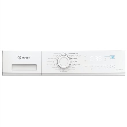 INDESIT , Washing machine , IMA 762B MY TIME EE , Energy efficiency class A , Front loading , Washing capacity 7 kg , 1200 RPM , Depth 47 cm , Width 60 cm , Display , Digital , Steam function , White