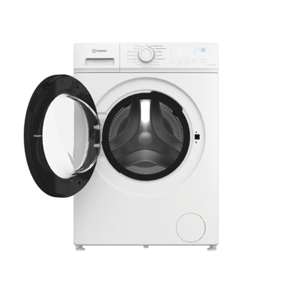 Washing machine , IMA 762B MY TIME EE , INDESIT Energy efficiency class A , Front loading , Washing capacity 7 kg , 1200 RPM , Depth 47 cm , Width 60 cm , Display , Digital , Steam function , White