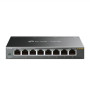 TP-LINK , Switch , TL-SG108E , Web managed , Wall mountable , Gigabit Ethernet (copper) ports quantity 8 , Power supply type External