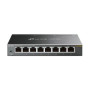 TP-LINK , Switch , TL-SG108E , Web managed , Wall mountable , Gigabit Ethernet (copper) ports quantity 8 , Power supply type External