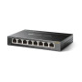 TP-LINK , Switch , TL-SG108E , Web managed , Wall mountable , Gigabit Ethernet (copper) ports quantity 8 , Power supply type External