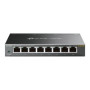 TP-LINK , Switch , TL-SG108E , Web managed , Wall mountable , Gigabit Ethernet (copper) ports quantity 8 , Power supply type External