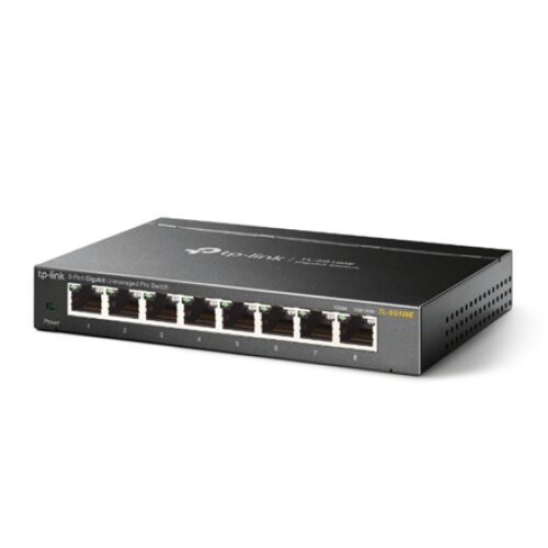 TP-LINK , Switch , TL-SG108E , Web managed , Wall mountable , Gigabit Ethernet (copper) ports quantity 8 , Power supply type External